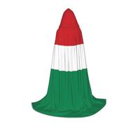 QJKFDHG Cape à capuche, drapeau du Maroc longue transformable | Une seule couche sur n'importe quelle tenue pour créer des looks de magicien, de vampire, de princesse ou médiéval ; nœud