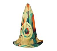 QJKFDHG Cape à capuche, longue cape transformable avec nuages tranquilles | Une seule couche sur n'importe quelle tenue pour créer des looks de magicien, de vampire, de princesse ou médiéval ; nœud