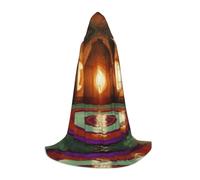 QJKFDHG Cape à capuche, magnifique cape transformable Palace | Une seule couche sur n'importe quelle tenue pour créer des looks de magicien, de vampire, de princesse ou médiéval ; nœud