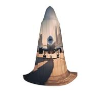 QJKFDHG Cape à capuche transformable avec ours polaire | Une seule couche sur n'importe quelle tenue pour créer des looks de magicien, de vampire, de princesse ou médiéval ; nœud
