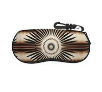 QJKFDHG Hypnosis Étui à lunettes double face en néoprène imprimé personnalisé - Pochette à lunettes ultra légère et fine, support de lunettes de soleil de voyage pour adultes unisexes