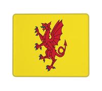 QJKFDHG Somerset Tapis de souris imprimé drapeau du comté avec base antidérapante, sous-main étendu pour bureau et jeux, base en caoutchouc de 3 mm, lavable en machine, parfait pour ordinateur