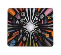 QJKFDHG Superbe tapis de souris imprimé en papier peint avec base antidérapante, tapis de bureau étendu pour bureau et jeux, base en caoutchouc de 3 mm, lavable en machine, parfait pour ordinateur