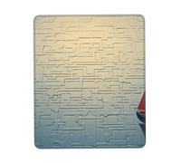 QJKFDHG Tapis de souris avec repose-poignet Motif bateau perdu - Tapis de bureau et de jeu personnalisé unique pour un confort et un style améliorés