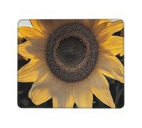 QJKFDHG Tapis de souris géant imprimé tournesol avec base antidérapante, sous-main étendu pour bureau et jeux, base en caoutchouc de 3 mm, lavable en machine, parfait pour ordinateur, ordinateur