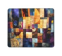 QJKFDHG VividPatchworkArt Tapis de souris imprimé avec base antidérapante, sous-main étendu pour bureau et jeux, base en caoutchouc de 3 mm, lavable en machine, parfait pour ordinateur, ordinateur