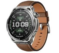 QJONSIU Bracelet Compatible avec Amazfit Balance 3, Respirant Souple Remplacement Strap en Cuir, Réglable