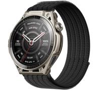 QJONSIU Bracelet Compatible avec Amazfit Balance Ultra, Sport Respirant Nylon Remplacement Strap Léger Réglable-Noir