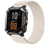 QJONSIU Bracelet Compatible avec Blackview W70 Pro, Sport Respirant Nylon Remplacement Strap Léger Réglable-white
