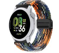 QJONSIU Bracelet Compatible avec Coros Pace 4, Respirant Nylon Remplacement Strap avec Boucle Magnétique-Noir