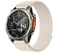 QJONSIU Bracelet Compatible avec DOOGEE Anywise W1，W1 Pro, Sport Respirant Nylon Remplacement Strap Léger Réglable-white