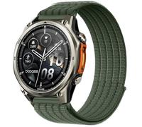 QJONSIU Bracelet Compatible avec DOOGEE Anywise W1，W1 Pro, Sport Respirant Nylon Remplacement Strap Léger Réglable-Vert