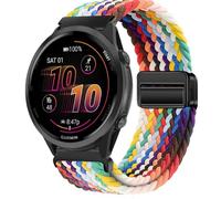 QJONSIU Bracelet Compatible avec Garmin Forerunner 570 47mm, Respirant Nylon Remplacement Strap avec Boucle Magnétique-Colourful
