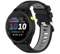 QJONSIU Bracelet Compatible avec Garmin Forerunner 70, Respirant Bracelet en Silicone Souple, Respectueux de la Peau-Gris