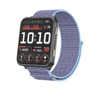QJONSIU Bracelet Compatible avec Garmin Venu X1, Respirant Bande en Nylon Robuste Sportive Strap Band-Mauve