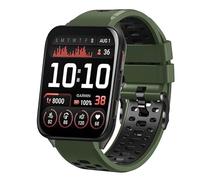 QJONSIU Bracelet Compatible avec Garmin Venu X1, Respirant Bicolore Bracelet en Silicone Souple-Vert