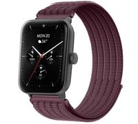 QJONSIU Bracelet Compatible avec Hama Smartwatch 6010, Sport Respirant Nylon Remplacement Strap Léger Réglable-purple