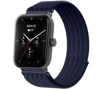 QJONSIU Bracelet Compatible avec Hama Smartwatch 6010, Sport Respirant Nylon Remplacement Strap Léger Réglable-Bleu