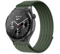 QJONSIU Bracelet Compatible avec Hama Smartwatch 9000, Sport Respirant Nylon Remplacement Strap Léger Réglable-Vert