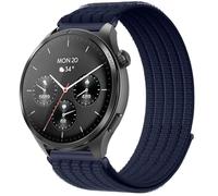 QJONSIU Bracelet Compatible avec Hama Smartwatch 9000, Sport Respirant Nylon Remplacement Strap Léger Réglable-Bleu