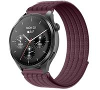 QJONSIU Bracelet Compatible avec Hama Smartwatch 9000, Sport Respirant Nylon Remplacement Strap Léger Réglable-purple