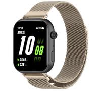 QJONSIU Bracelet Compatible avec Honor Choice Watch 2i, Magnétique Acier Inoxydable Respirant Strap, Milanais Maille, Réglable-Starlight