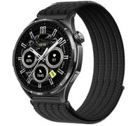 QJONSIU Bracelet Compatible avec Honor Watch 6, Sport Respirant Nylon Remplacement Strap Léger Réglable-Noir