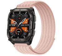 QJONSIU Bracelet Compatible avec KOSPET Tank M4, Sport Respirant Nylon Remplacement Strap Léger Réglable-Rose