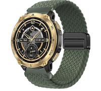 QJONSIU Bracelet Compatible avec Kospet TANK T4 SE, Respirant Nylon Remplacement Strap avec Boucle Magnétique
