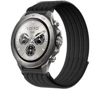QJONSIU Bracelet Compatible avec Mibro Watch GS Explorer S, Sport Respirant Nylon Remplacement Strap Léger Réglable-Noir