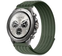 QJONSIU Bracelet Compatible avec Mibro Watch GS Explorer S, Sport Respirant Nylon Remplacement Strap Léger Réglable-Vert