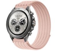 QJONSIU Bracelet Compatible avec Mibro Watch GS Explorer S, Sport Respirant Nylon Remplacement Strap Léger Réglable-Rose