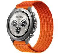 QJONSIU Bracelet Compatible avec Mibro Watch GS Explorer S, Sport Respirant Nylon Remplacement Strap Léger Réglable-orange