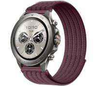 QJONSIU Bracelet Compatible avec Mibro Watch GS Explorer S, Sport Respirant Nylon Remplacement Strap Léger Réglable-purple