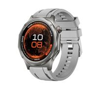 QJONSIU Bracelet Compatible avec Oneplus Watch 4, Respirant Bracelet en Silicone Souple, Respectueux de la Peau-Gris