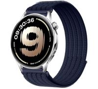 QJONSIU Bracelet Compatible avec OnePlus Watch Lite, Sport Respirant Nylon Remplacement Strap Léger Réglable-Bleu