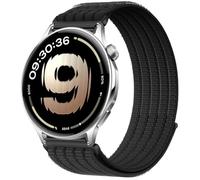 QJONSIU Bracelet Compatible avec OnePlus Watch Lite, Sport Respirant Nylon Remplacement Strap Léger Réglable-Noir