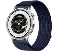 QJONSIU Bracelet Compatible avec OPPO Watch S, Sport Respirant Nylon Remplacement Strap Léger Réglable-Bleu