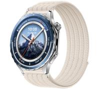 QJONSIU Bracelet Compatible avec OPPO Watch X2, Sport Respirant Nylon Remplacement Strap Léger Réglable-white