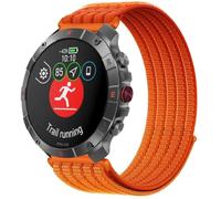 QJONSIU Bracelet Compatible avec Polar Grit X2 Pro Titan, Sport Respirant Nylon Remplacement Strap Léger Réglable-orange