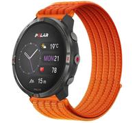 QJONSIU Bracelet Compatible avec Polar Grit X2, Sport Respirant Nylon Remplacement Strap Léger Réglable-orange