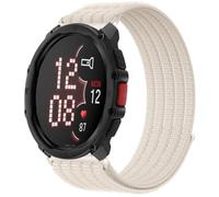 QJONSIU Bracelet Compatible avec Polar Street X, Sport Respirant Nylon Remplacement Strap Léger Réglable-white