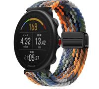 QJONSIU Bracelet Compatible avec Polar Vantage M2, Respirant Nylon Remplacement Strap avec Boucle Magnétique-Noir