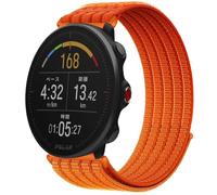 QJONSIU Bracelet Compatible avec Polar Vantage M2, Sport Respirant Nylon Remplacement Strap Léger Réglable-orange