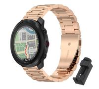 QJONSIU Bracelet Compatible avec Polar Vantage M3, Acier Inoxydable Métal Remplacement Strap, Réglable-RG