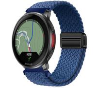 QJONSIU Bracelet Compatible avec Polar Vantage V3, Respirant Nylon Remplacement Strap avec Boucle Magnétique-Bleu