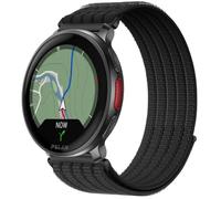QJONSIU Bracelet Compatible avec Polar Vantage V3, Sport Respirant Nylon Remplacement Strap Léger Réglable-Noir