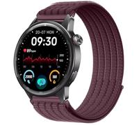 QJONSIU Bracelet Compatible avec Realme Watch S2, Sport Respirant Nylon Remplacement Strap Léger Réglable-purple