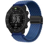 QJONSIU Bracelet Compatible avec Suunto Core 2, Respirant Nylon Remplacement Strap avec Boucle Magnétique-Bleu