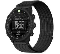 QJONSIU Bracelet Compatible avec Suunto Core 2, Sport Respirant Nylon Remplacement Strap Léger Réglable-Noir